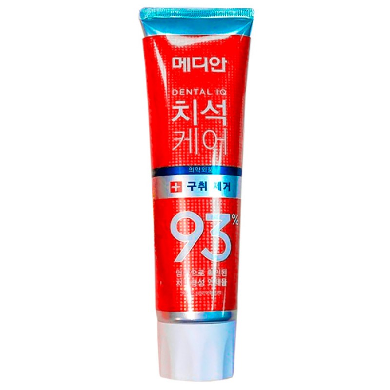 Освежающая зубная паста с цеолитом MEDIAN Toothpaste Dental IQ 93% Remove Bad Breath - 120 мл Освежающая зубная паста с цеолитом MEDIAN Toothpaste Dental IQ 93% Remove Bad Breath - 120 мл