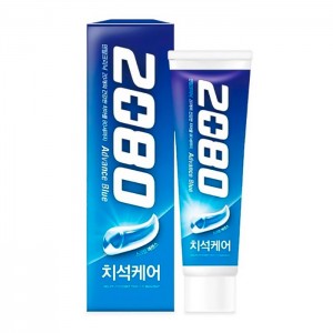 Отбеливающая зубная паста Dental Clinic 2080 Advance Blue Toothpaste Scrub Essence - 120 мл