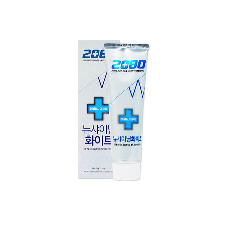 Отбеливающая зубная паста Dental Clinic 2080 Shining White Toothpaste 100 гр