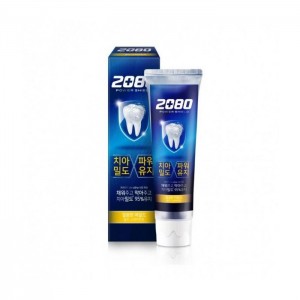 Зубная паста мягкая мята Dental Clinic 2080 Power Shield Gold Mint - 120 гр