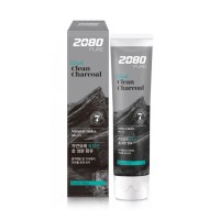 Зубная паста с углем Dental Clinic 2080 Black Clean Charcoal Toothpaste - 120 гр