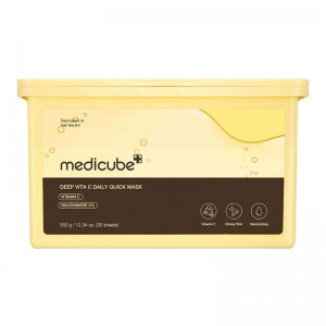 Набор осветляющих масок с витамином С medicube Deep Vita C Daily Quick Mask 30шт