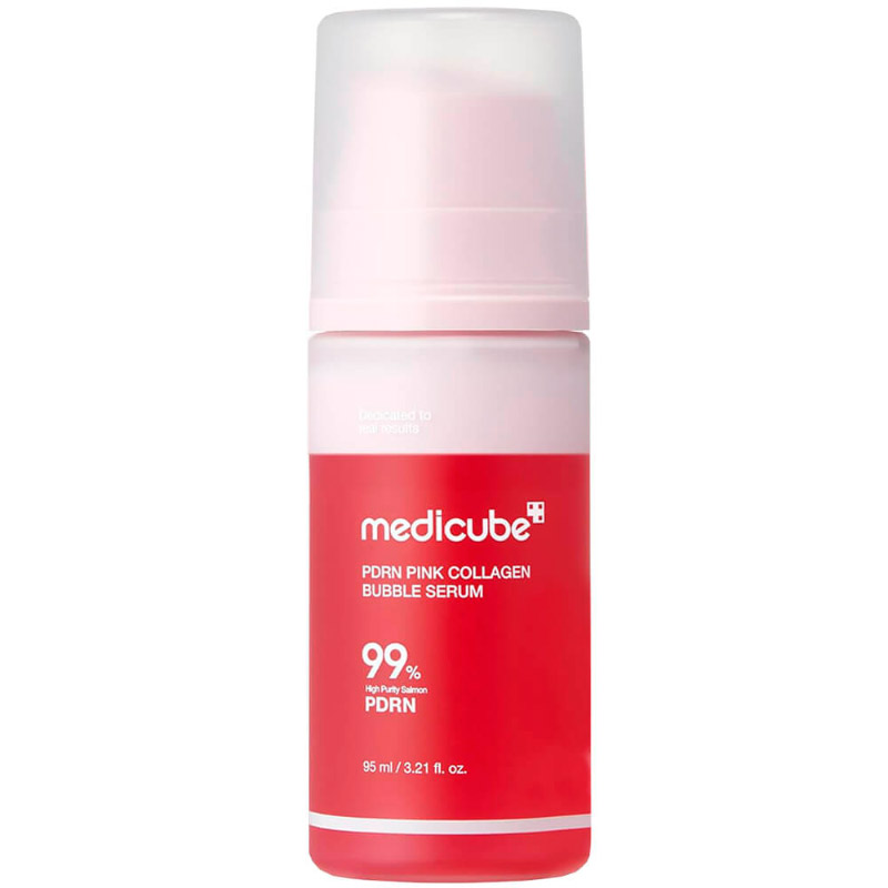 Пузырьковая сыворотка с ПДРН medicube PDRN Pink Collagen Bubble Serum 95 мл