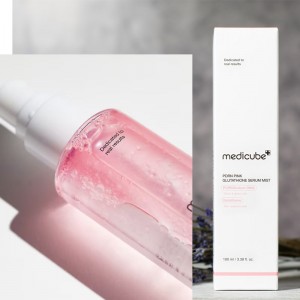 Сыворотка-мист для сияния кожи с ПДРН medicube PDRN Pink Glutathione Serum Mist 100мл