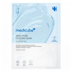 Охлаждающая тканевая маска для сужения пор medicube Zero Pore Cooling Mask 27гр