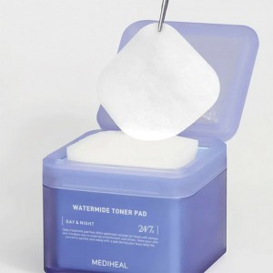 Интенсивно увлажняющие тонер-пэды с ледниковой водой Mediheal Watermide Toner Pad 100шт