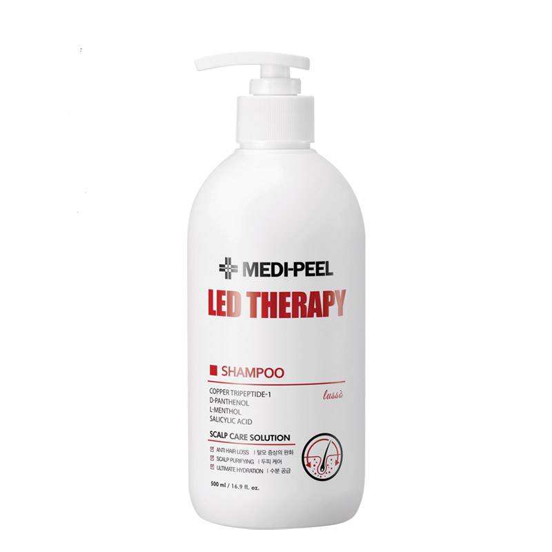 Укрепляющий шампунь с пептидами MEDI-PEEL Led Therapy Shampoo 500 мл