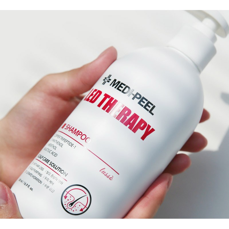 Укрепляющий шампунь с пептидами MEDI-PEEL Led Therapy Shampoo 500 мл