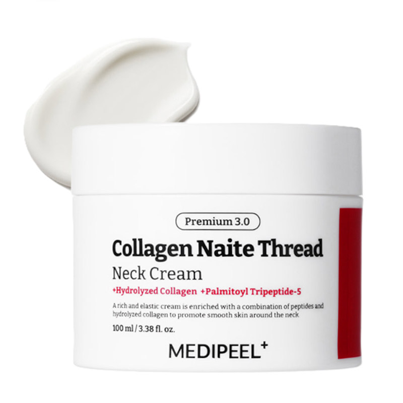 Крем для шеи с коллагеном и пептидами MEDIPEEL Premium 3.0 Collagen Naite Thread Neck Cream 100 мл
