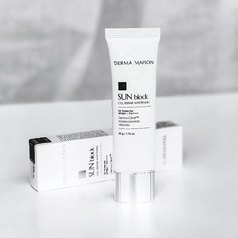 Солнцезащитный крем Medi-Peel Derma Maison Sun Blok Cell Repair Whitening SPF50 50мл