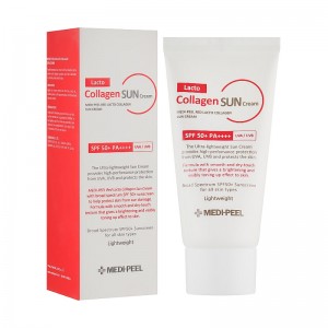 Солнцезащитный крем с коллагеном Medi-Peel Red Lacto Collagen Sun Cream SPF50+ PA++++ 50 мл