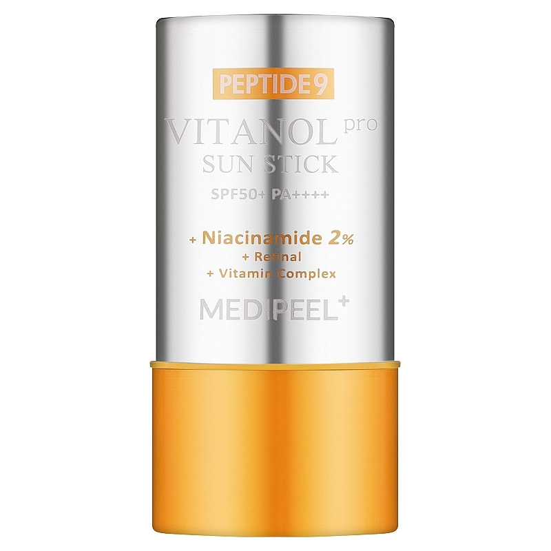 Солнцезащитный стик для выравнивания тона MEDIPEEL Peptide 9 Vitanol Sun Stick PRO SPF50+ PA++++ 23гр