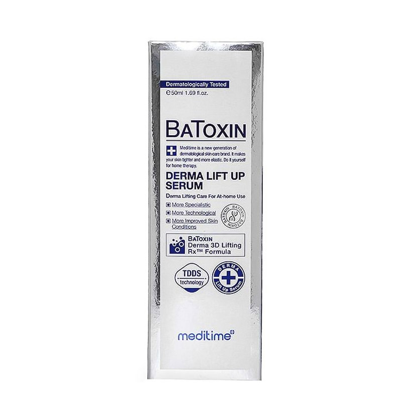 Лифтинг-сыворотка с пептидами и ботулином Meditime Batoxin Derma Lift Up Serum 50 мл Лифтинг-сыворотка с пептидами и ботулином Meditime Batoxin Derma Lift Up Serum 50 мл