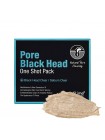 Разогревающая глиняная маска от черных точек Meditime Pore Black Head One Shot Pack 120 гр
