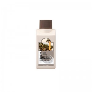 Миниатюра лосьона для тела Milk Baobab Perfume Body Lotion White Soap Travel Edition 70мл