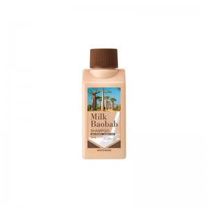 Миниатюра шампуня для волос Milk Baobab Shampoo White Musk Travel Edition 70мл