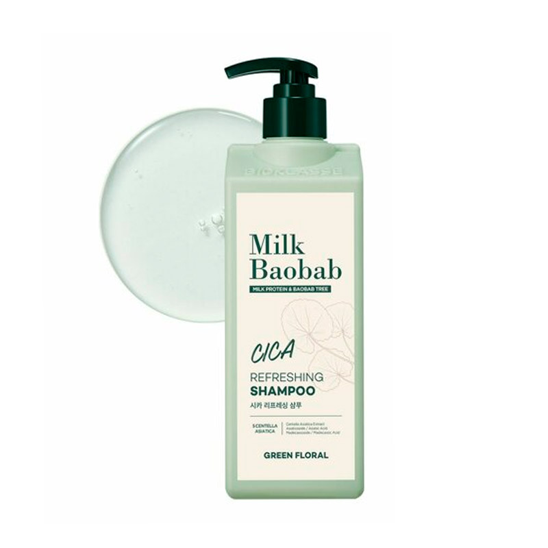 Шампунь для волос с центеллой Milk Baobab Cica Refreshing Shampoo 500 мл Шампунь для волос с центеллой Milk Baobab Cica Refreshing Shampoo 500 мл