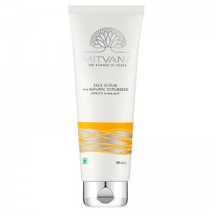 Скраб для лица Mitvana Face Scrub With Natural Scrubbers Apricot Walnut 100мл