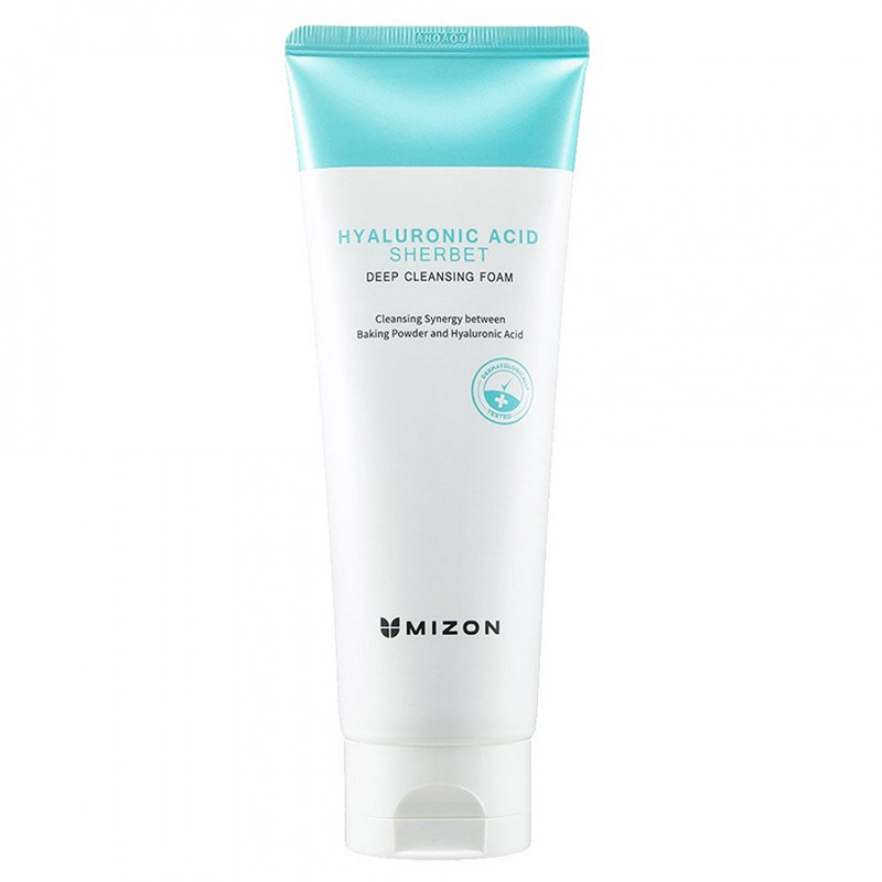 Пенка с гиалуроном MIZON Hyaluronic Acid Sherbet Cleansing Foam 150 мл Пенка с гиалуроном MIZON Hyaluronic Acid Sherbet Cleansing Foam 150 мл