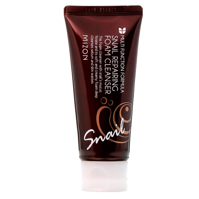 Улиточная пенка для лица MIZON Snail Repairing Foam Cleanser - 60 мл