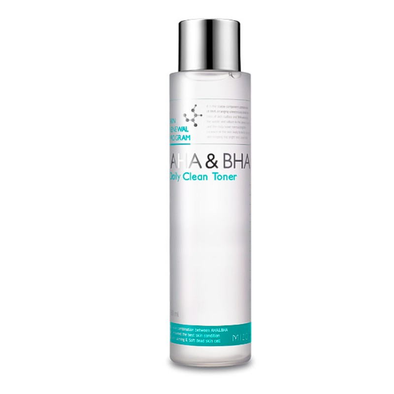 Пилинг-тонер с кислотами MIZON AHA and BHA Daily Clean Toner - 150 мл
