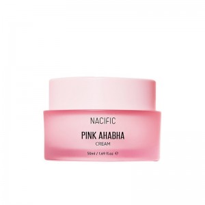 Увлажняющий крем для лица с кислотами NACIFIC Pink AHA BHA Cream 50 мл