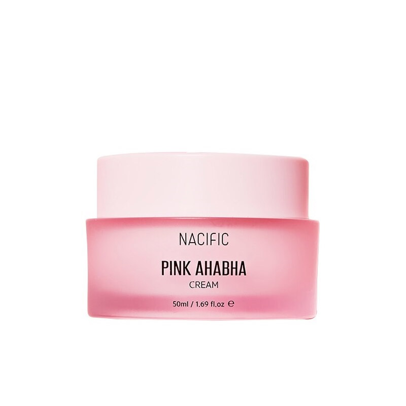 Увлажняющий крем для лица с кислотами NACIFIC Pink AHA BHA Cream 50 мл