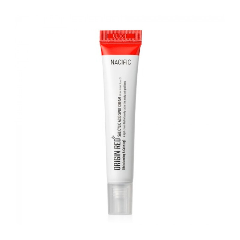 Точечный крем от воспалений с BHA-кислотой NACIFIC Origin Red Salicylic Acid Spot Cream 20 мл