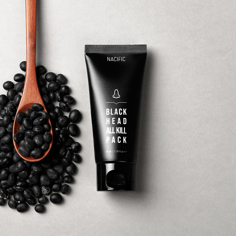 Маска со щеточкой для удаления черных точек NACIFIC Blackhead All Kill Pack 40 мл