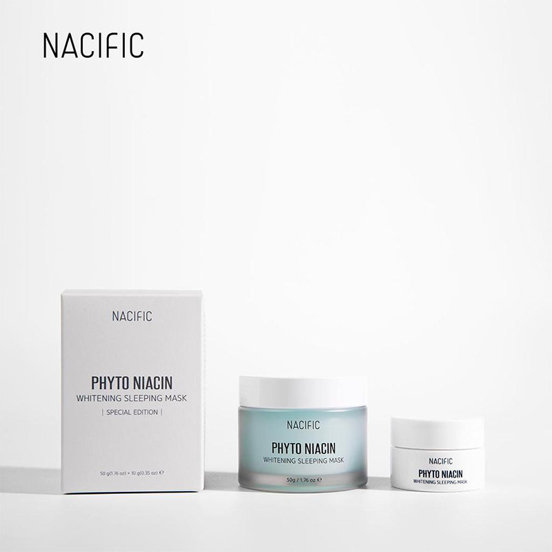 Осветляющая ночная маска NACIFIC Phyto Niacin Whitening Sleeping Mask 50 мл+10 мл