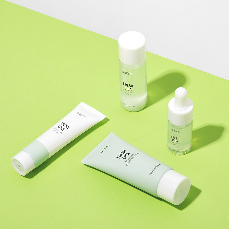 Набор миниатюр для чувствительной и проблемной кожи NACIFIC Fresh Cica Plus Clear Kit