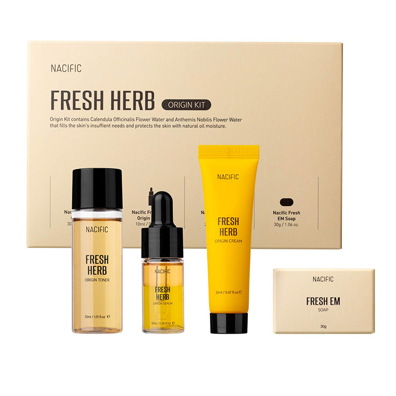 Увлажняющий набор миниатюр с календулой NACIFIC Fresh Herb Origin Kit