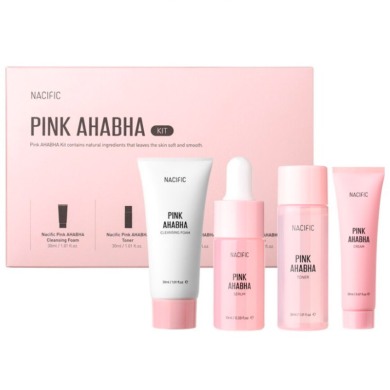 Набор миниатюр средств с кислотами Nacific Pink AHA BHA Kit