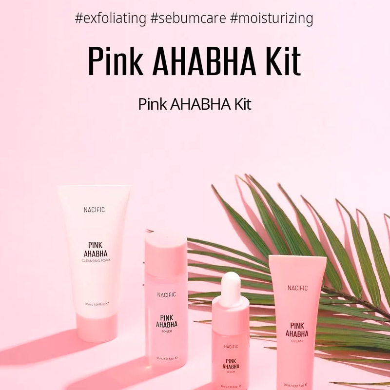 Набор миниатюр средств с кислотами Nacific Pink AHA BHA Kit