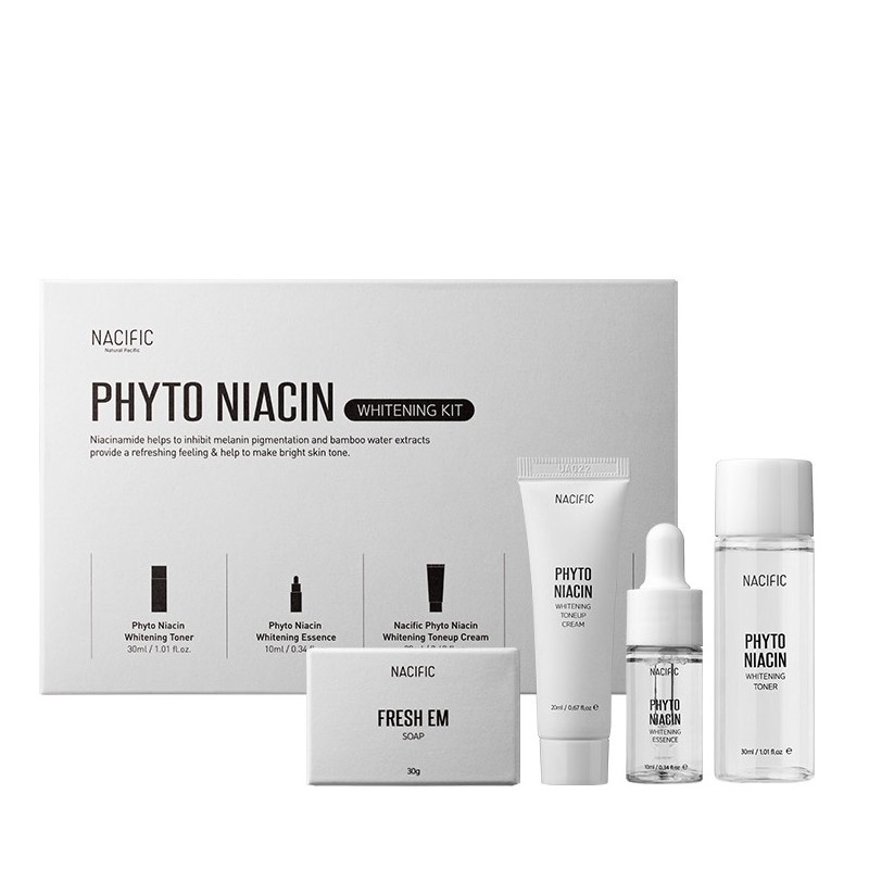 Осветляющий набор миниатюр с ниацинамидом NACIFIC Phyto Niacin Whitening Kit