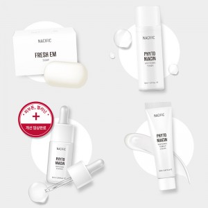 Осветляющий набор миниатюр с ниацинамидом NACIFIC Phyto Niacin Whitening Kit