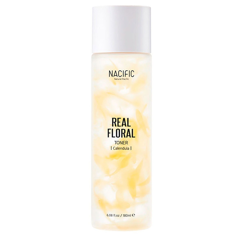 Тонер с лепестками календулы для чувствительной кожи NACIFIC Real Floral Toner Calendula 180мл
