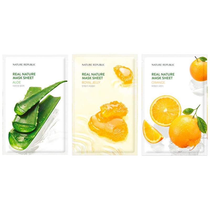 Тканевая маска для лица NATURE REPUBLIC Real Nature Mask Sheet - 23 гр.
