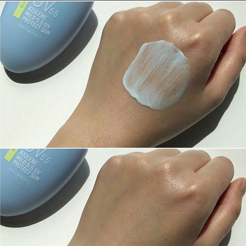 Солнцезащитный крем с азуленом Neogen Sur.Medic Azulene Mild 5.5 UV Protect Sun SPF 50+ PA++++ 50мл