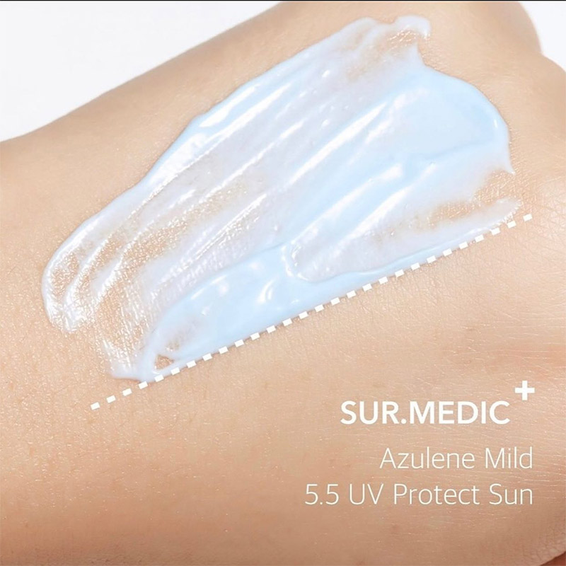 Солнцезащитный крем с азуленом Neogen Sur.Medic Azulene Mild 5.5 UV Protect Sun SPF 50+ PA++++ 50мл