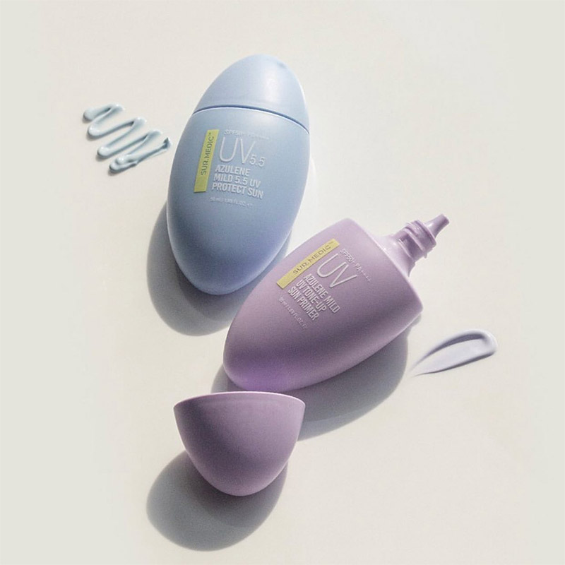 Солнцезащитный крем с азуленом Neogen Sur.Medic Azulene Mild 5.5 UV Protect Sun SPF 50+ PA++++ 50мл