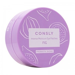 Патчи для глаз с пробиотиками и инжиром для чувствительной Consly Probiotic Biome Intense Moisture Fig  60шт