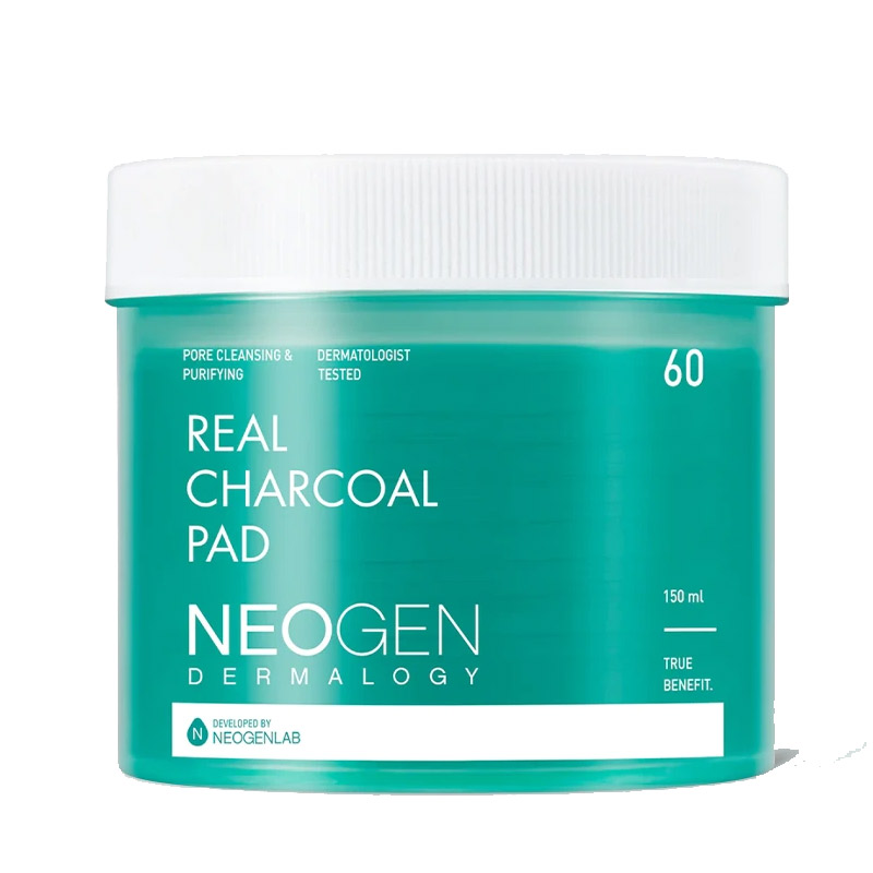 Очищающие пэды с древесным углём Neogen Dermalogy Real Charcoal Pad 60шт Очищающие пэды с древесным углём Neogen Dermalogy Real Charcoal Pad 60шт