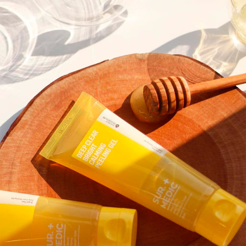 Медовый пилинг-скатка для ровного тона NEOGEN SUR.MEDIC Deep Clear Bright Calming Peeling Gel 120 мл