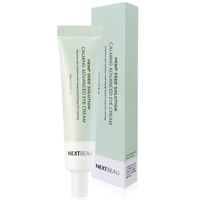 Крем для чувствительной кожи глаз NEXTBEAU Hemp Seed Solution Calming Advanced Eye Cream 30 мл