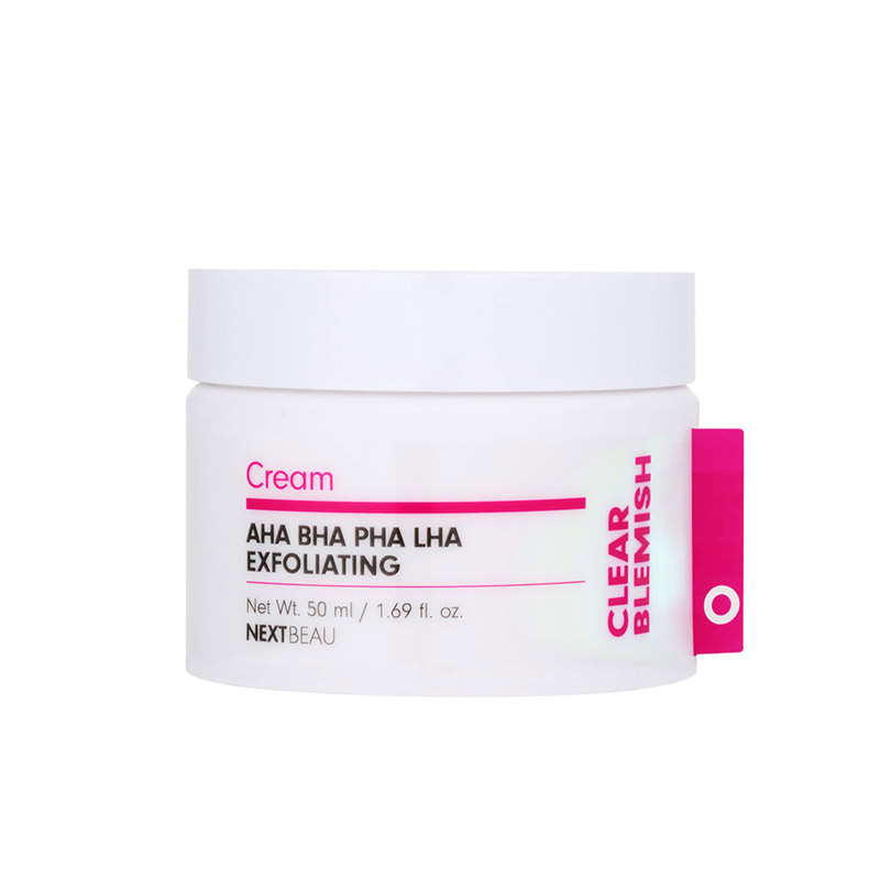 Крем с кислотами, пилинг-формула NEXTBEAU Clear Blemish Cream 50мл