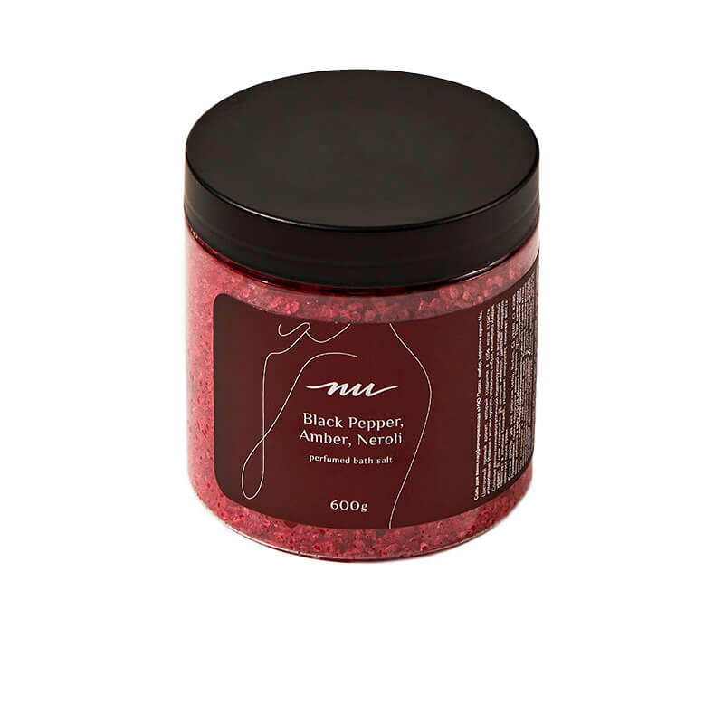 Соль для ванн парфюмированная Nu Black Pepper, Amber, Neroli 600гр Соль для ванн парфюмированная Nu Black Pepper, Amber, Neroli 600гр