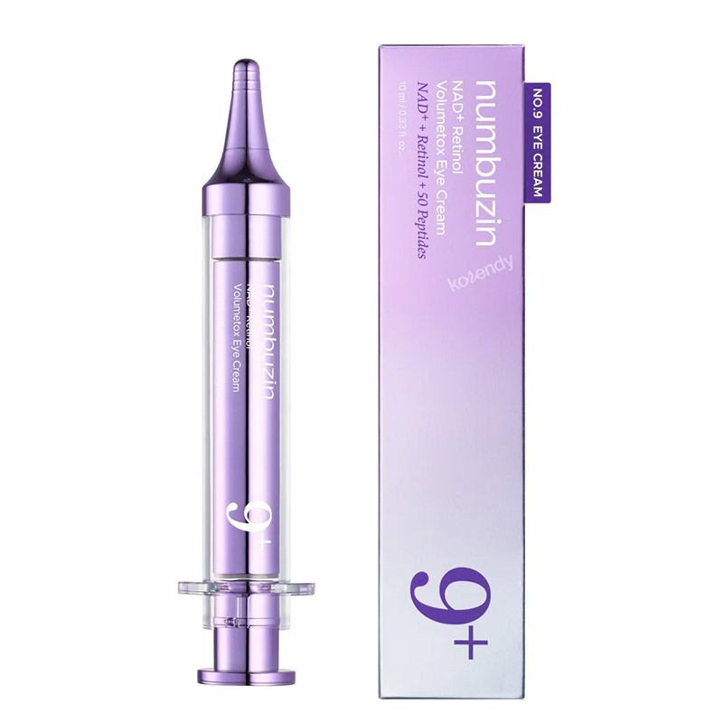 Крем для кожи вокруг глаз с пептидами numbuzin No.9 NAD+ Retinol Volumetox Eye Cream 10мл