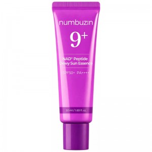 Солнцезащитная эссенция с пептидами numbuzin No9 NAD Peptides Dewy Sun Essence SPF50+ PA+++ 50 мл
