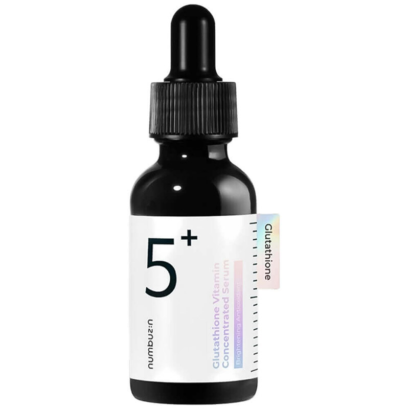 Осветляющая сыворотка с глутатионом numbuzin No.5 Glutathione Vitamin Concentrated Serum 30мл